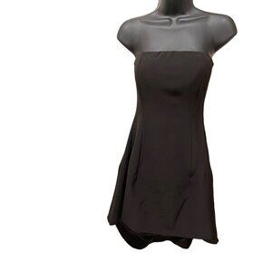 Intrigue Couture womens strapless dressy dress lined boned for a super fit